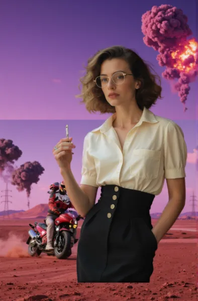 Marketing-ready visual after AI photo background changer transformation