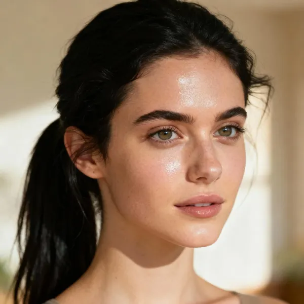 Face swap online free technology target image - demonstrating advanced AI neural network processing capabilities