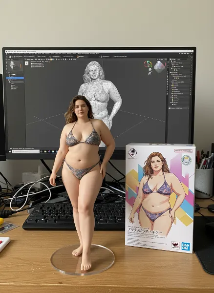 Professional character design result from Nano Banana - game-changing anime figure generation